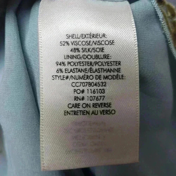 Alice & Olivia Waylon Off The Shoulder Blouson Mini Dress Boho Multi Floral - Picture 13 of 14